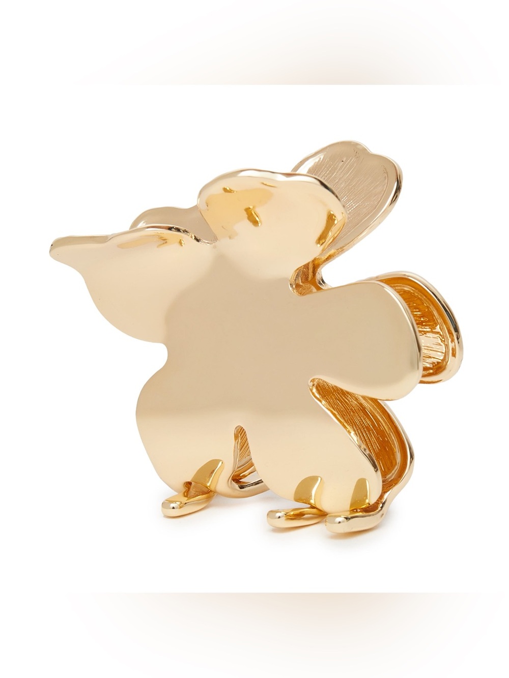Lele Sadoughi GOLD LILY CLAW CLIP NEW